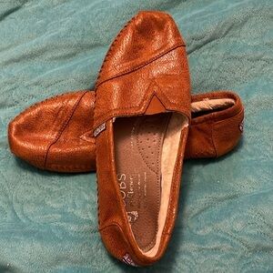 Bobs Skechers Loafers six pillow arch Women 9 Brown Flats Shoes leather‎ insole